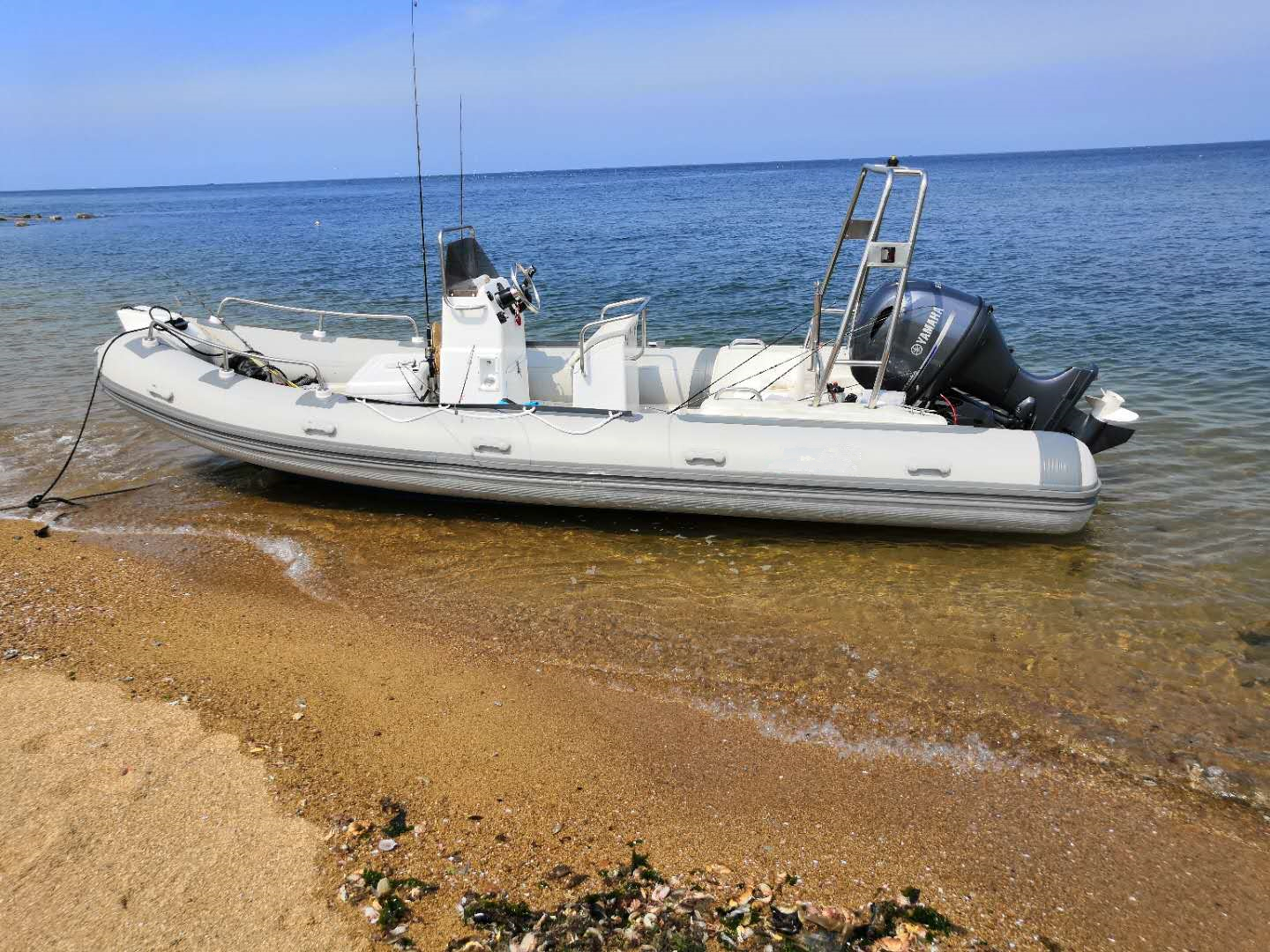 Hochwertiges Hypalon-Außenbordmotorboot mit Motor